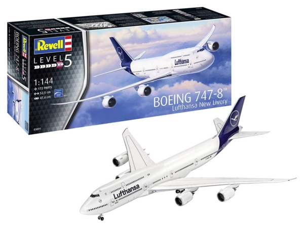 Revell 1/144 Boeing 747-8 Lufthansa New Livery