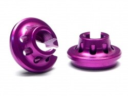 Aluminium spring perch (purple/4pcs)