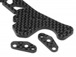 Rear shock tower a (woven graphite)