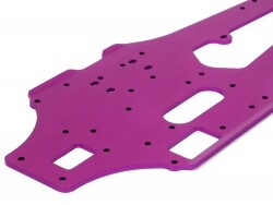 Light weight main chassis (alumimum 17s t2.5mm purple/nitro rs4 racer