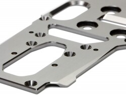 Light weight super chassis (3mm 7075/gun metal)