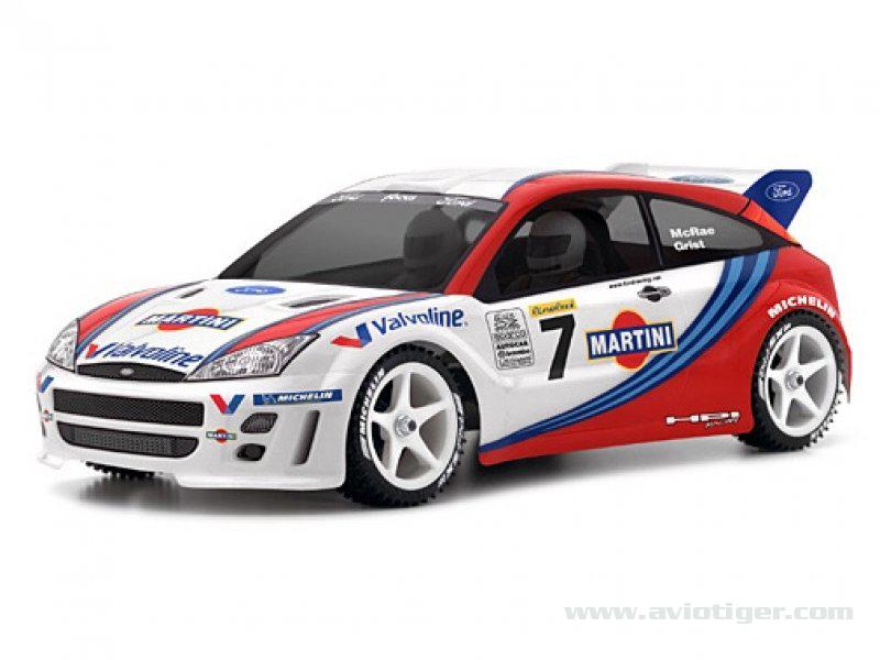 HPI Ford Focus WRC transparante body (200mm)