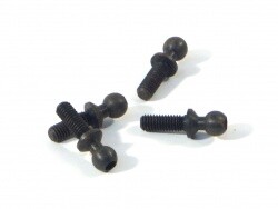 Ball stud 4.3x13mm (2mm socket/4pcs)
