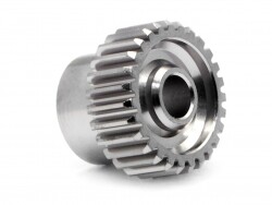 Aluminium racing pinion gear 27 tooth (64 pitch)