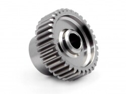 Aluminium racing pinion gear 33 tooth (64 pitch)