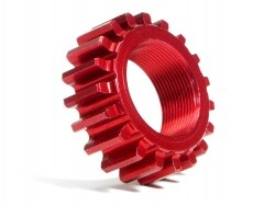 Aluminium threaded pinion gear 19t x 12mm (1m)