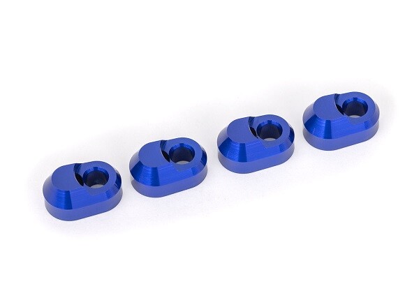 Traxxas - Suspension pin retainer, 6061-T6 aluminum (blue-anodized) (4) (TRX-7743-BLUE)