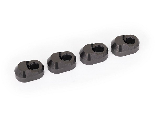 Traxxas - Suspension pin retainer, 6061-T6 aluminum (gray-anodized) (4) (TRX-7743-GRAY)