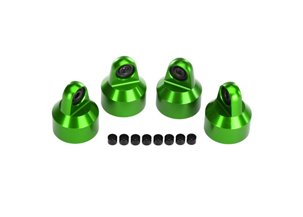 Traxxas - Aluminium GTX Shock caps - green (TRX-7764G)