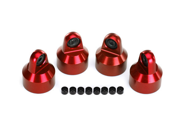 Traxxas - Aluminium GTX Shock caps - red (TRX-7764A)