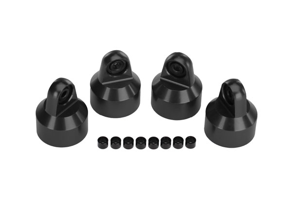Traxxas - Aluminium GTX Shock caps - black (TRX-7764X)