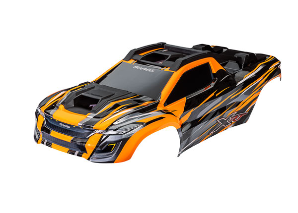 Traxxas - Body, XRT, orange (painted, decals applied) (TRX-7812T)