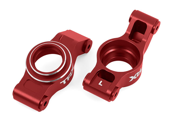 Traxxas - Carriers, stub axle (red-anodized 6061-T6 aluminum) (left & right) (TRX-7852-RED)