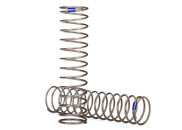 Springs, shock (natural finish) (GTS) (0.61 rate, blue stripe) (2) (TRX-8045)