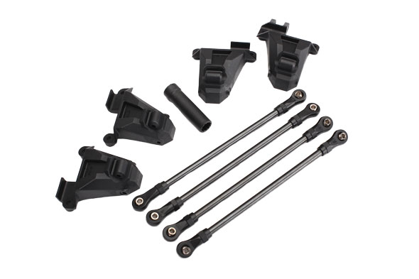 Chassis conversion kit, TRX-4 (short to long wheelbase) (includes rear upper & lower suspension links, front & rear shock towers, long female half ...