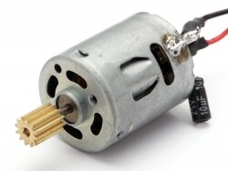 Drive motor with pinion gear (dash)