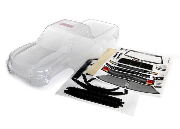Body, TRX-4 Sport (clear, trimmed, requires painting)/ window masks/ decal sheet)
