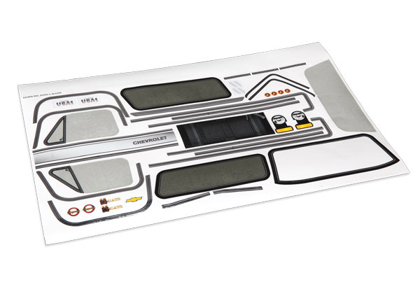 Traxxas - Decal sheet - Chevrolet Blazer (1979) (TRX-8131)