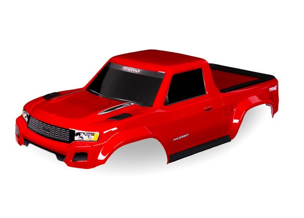 Traxxas - Body, TRX-4 Sport, red (for clipless mounting) (requires #8080X) (TRX-8187-RED)