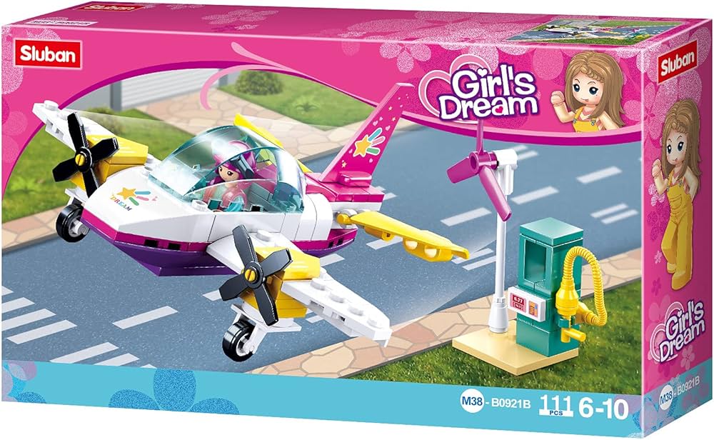 Sluban Girl's dream klein vliegtuig
