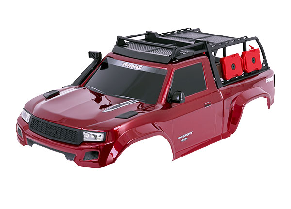 Traxxas - Body, TRX-4 Sport, complete, red (TRX-8213-RED)
