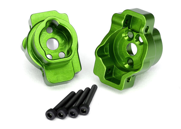 Portal drive axle mount, rear, 6061-T6 aluminum (green-anodized) (TRX-8256G)