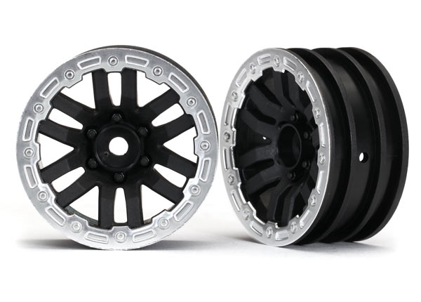 Wheels, TRX-4 1.9 (satin beadlock) (2) (TRX-8271X)