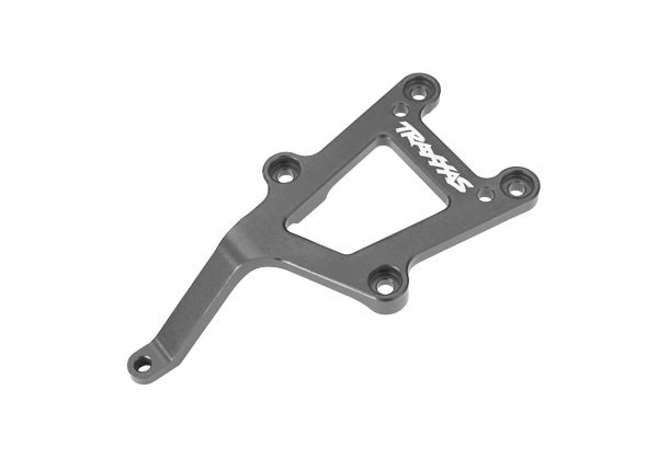 Traxxas - Chassis brace, front, 6061-T6 aluminum (gray-anodized)