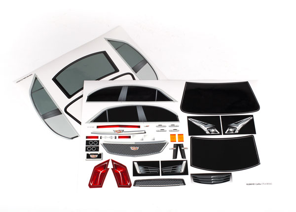 Decal sheet, Cadillac CTS-V (TRX-8393)