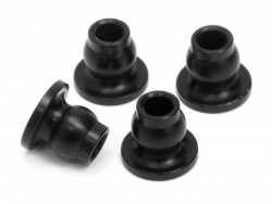 Ball 3x5.8x7mm (plastic/black/4pcs)