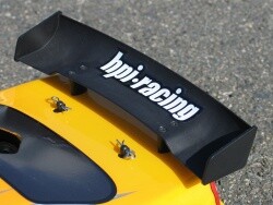 HPI - Molded wing set (2 types/1/10 scale/black) (85197)