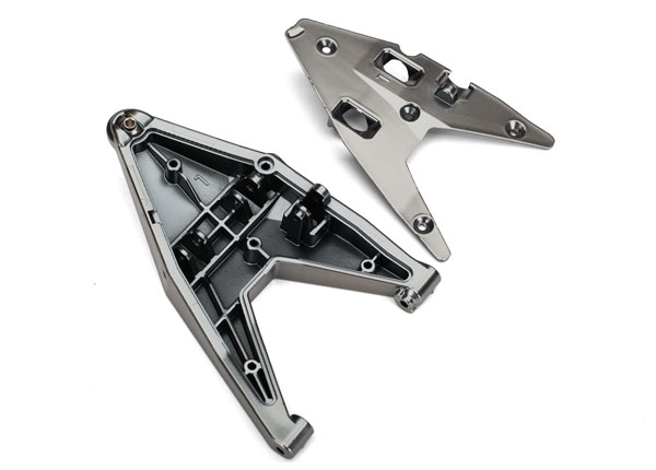 Suspension arm, lower left/ arm insert (satin black chrome-plated) (TRX-8533X)