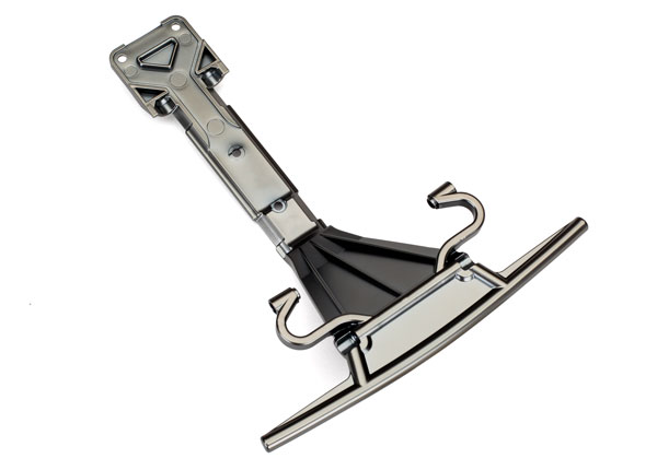 Skidplate, front (plastic) (satin black chrome-plated) (TRX-8537X)