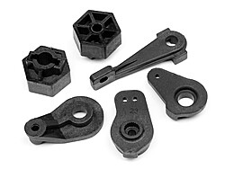 Throttle arm/hex wheel hub set