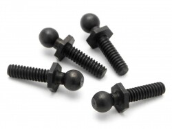 Ball 4.3x20mm (4-40/black/4pcs) (86191)