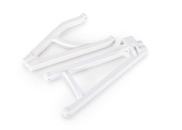 Traxxas - Suspension arms, white, rear (right), heavy duty, adjustable wheelbase (upper (1)/ lower (1)) (TRX-8633A)