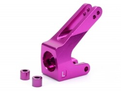 Rear hub carrier left (purple)