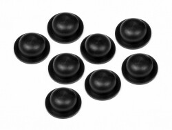 Shock diaphragm (13x5mm/black/8pcs)