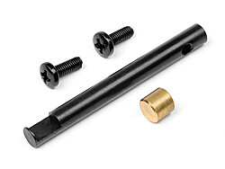 Steel brake cam / piston set (black)