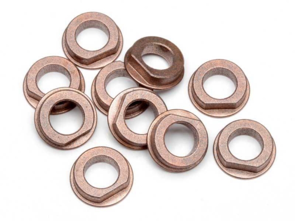 HPI - Flanged metal bushing 6x10x3mm (10 pcs) (B075)