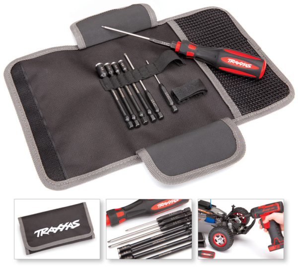 Traxxas Speed Bit Essentials Set, hex and nut driver, 7-piece