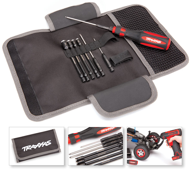Traxxas Speed Bit Essentials Set, hex and nut driver, 7-piece