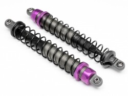 Aluminium threaded front shock set (137-207mm/2pcs)
