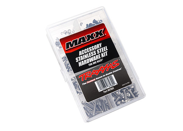 Traxxas - Hardware kit, stainless steel, Maxx (contains all stainless steel hardware used on Maxx) (TRX-8798X)