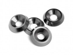Cone washer 3x9x2mm (gunmetal/4pcs)