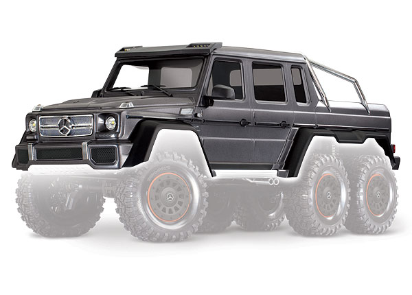 Traxxas - Body, Mercedes-Benz G 63, complete (gloss graphite metallic) (TRX-8825X)