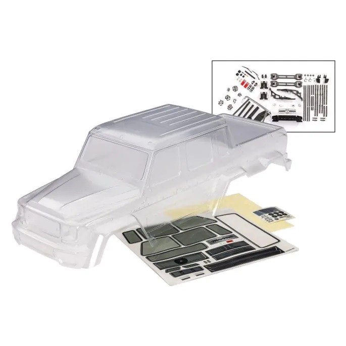 Traxxas - Body, Mercedes-Benz G 63, Clear Body (TRX-9129)