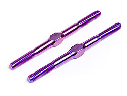 Titanium turnbuckle m3x46mm (2pcs/purple)