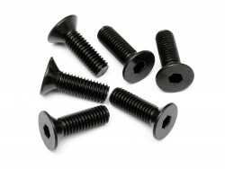 HPI - Flat head screw m5x16mm (hex socket/6pcs) (94730)