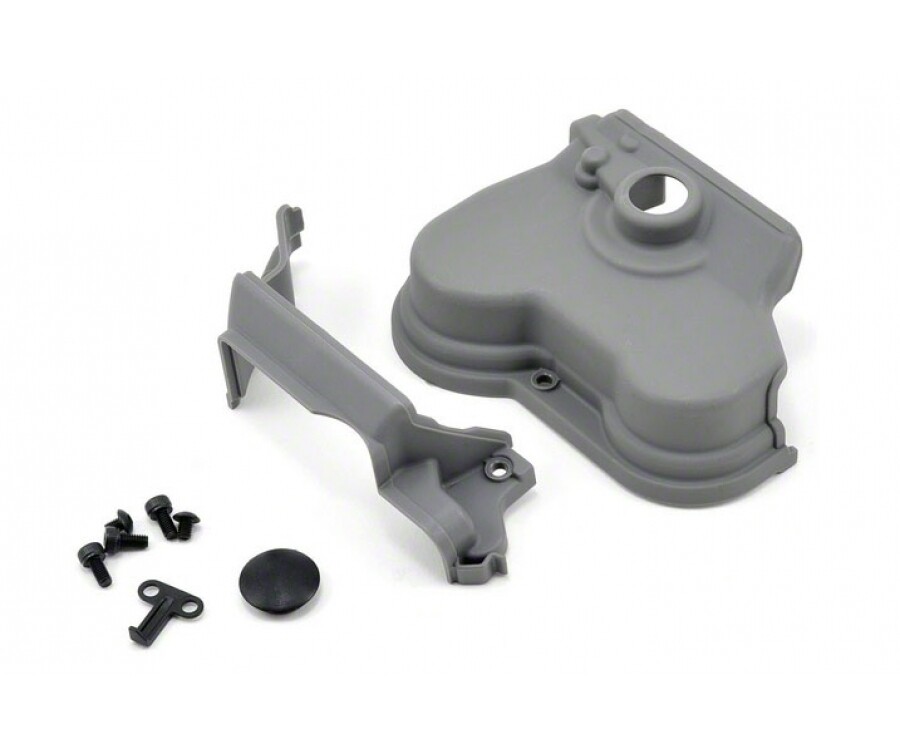 Traxxas - Cover, gear (upper & lower) (1)/ dust plug (1)/ 3x6mm cs (3) (TRX-3977A)